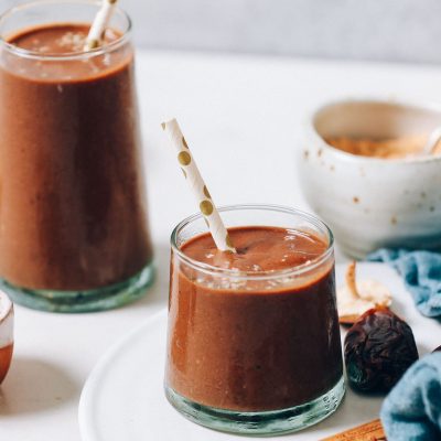 Peanut Butter- Banana-Carob Milkshake