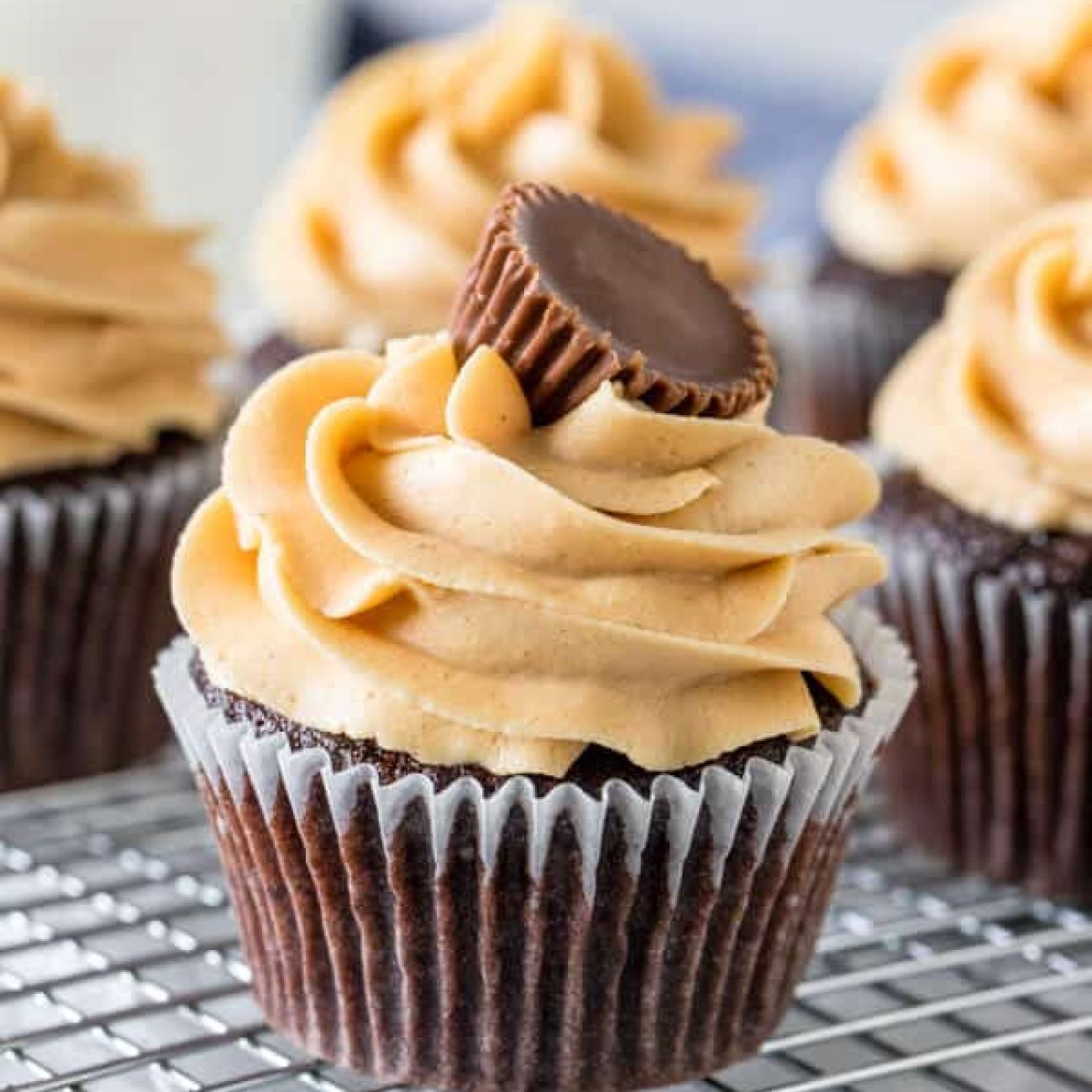 Peanut Butter Chocolate Cupcakes