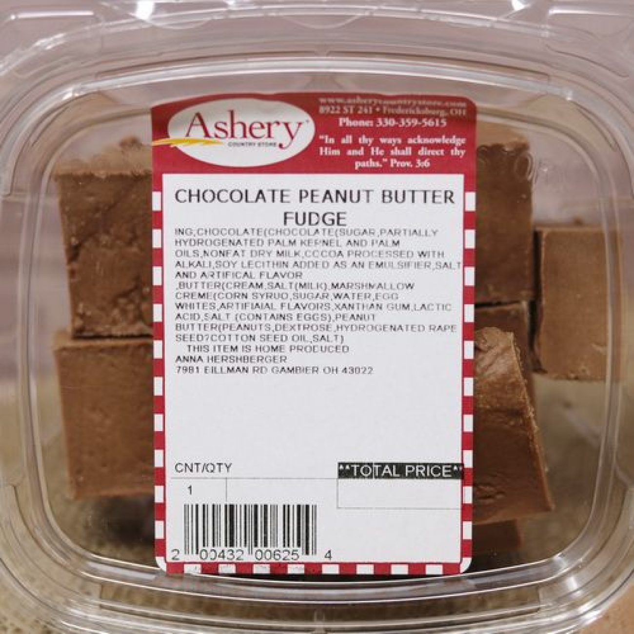 Peanut Butter & Chocolate Fudge