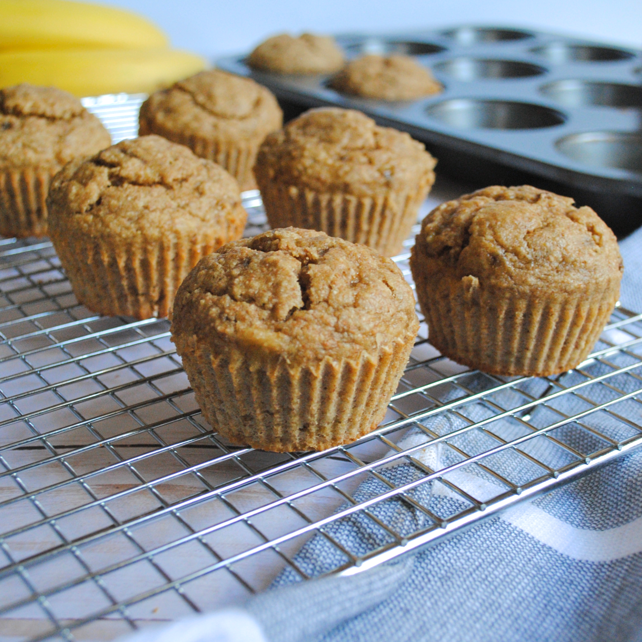 Peanut Butter & Oat Muffins