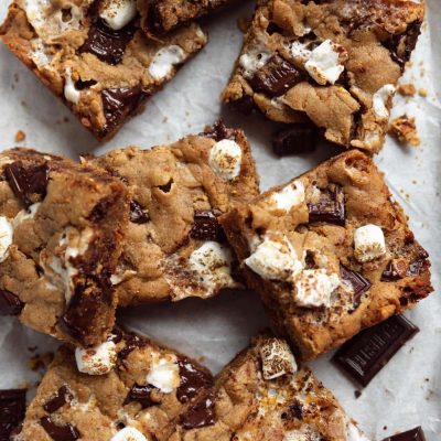 Peanut Butter Smore Cookie Bars