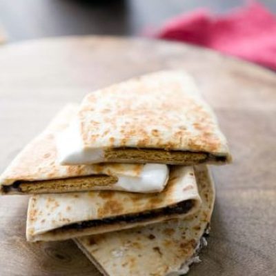 Peanut Butter Smore Quesadillas