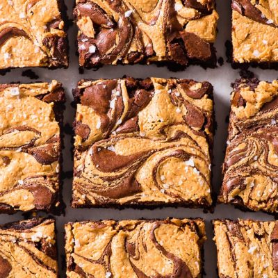 Peanut Butter Swirl Brownies