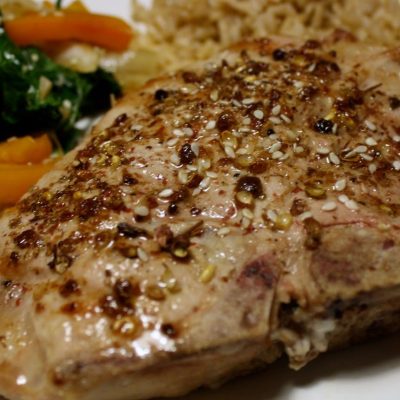 Pepper-Rubbed Pork Chops