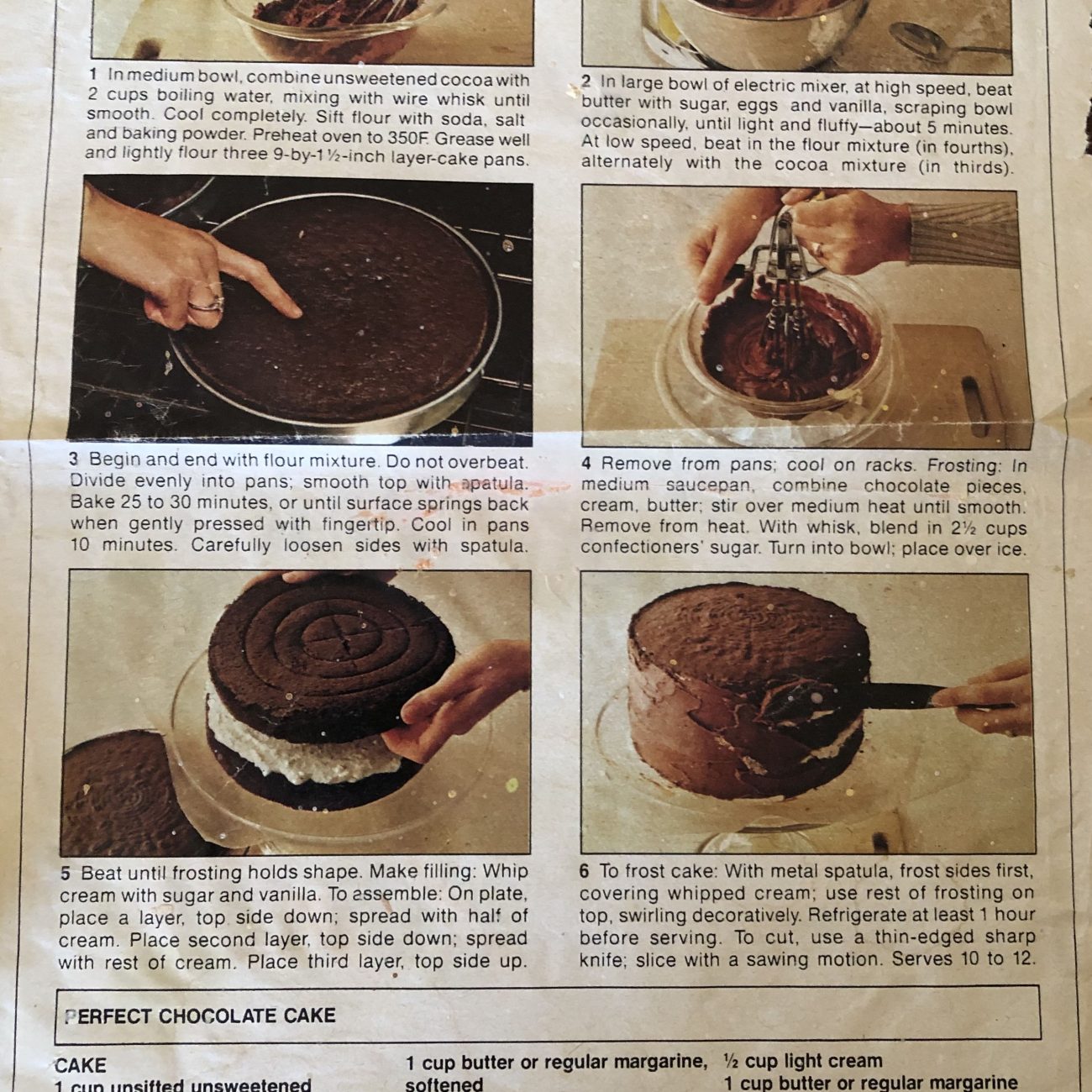 Perfect Chocolate Cake Mccalls