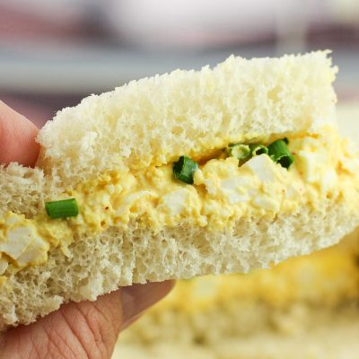 Perfect Egg Salad Finger Sandwiches