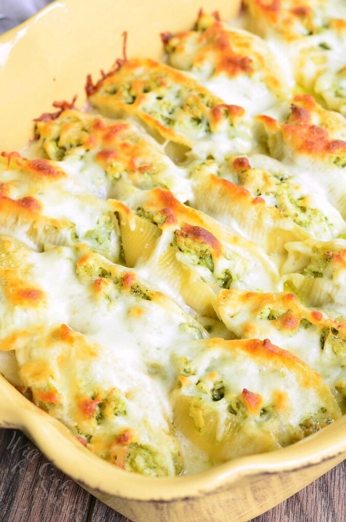 Pesto Chicken Manicotti