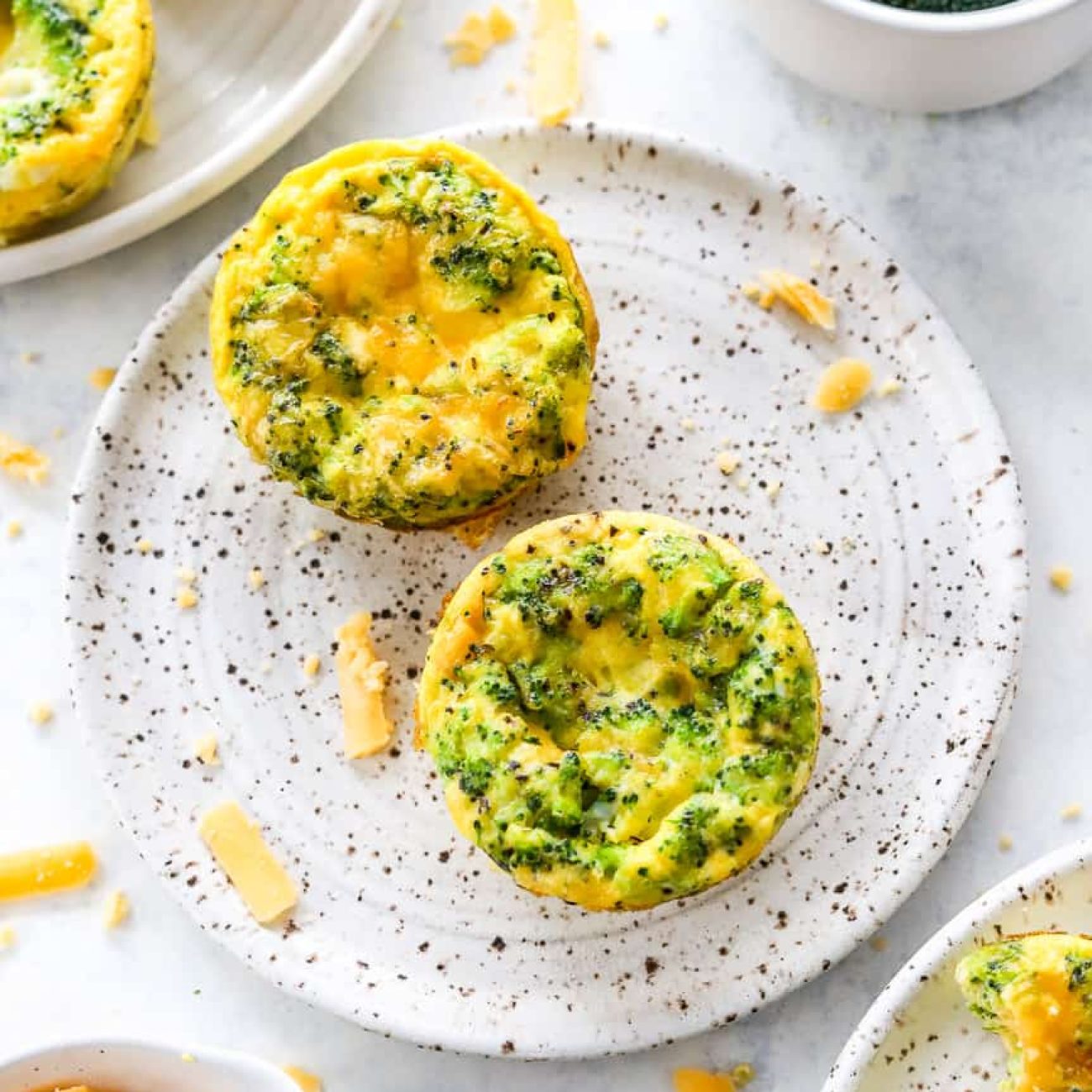 Petite Broccoli Quiches