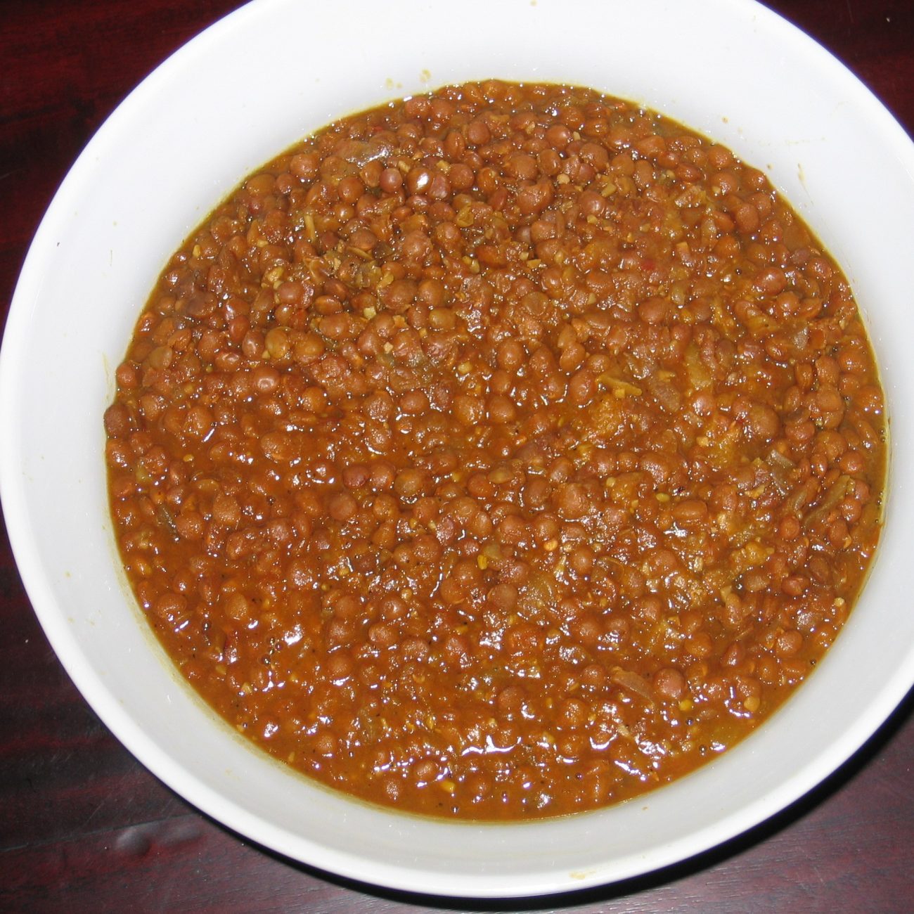 Picante Lentil Sauce Crock Pot