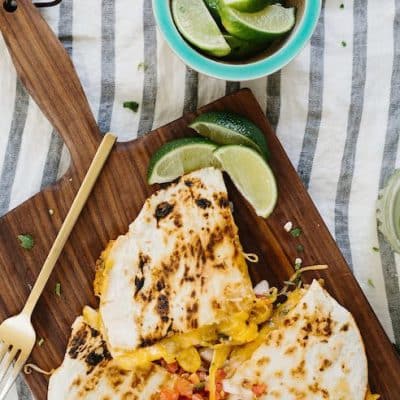 Pico De Gallo Chicken Quesadillas