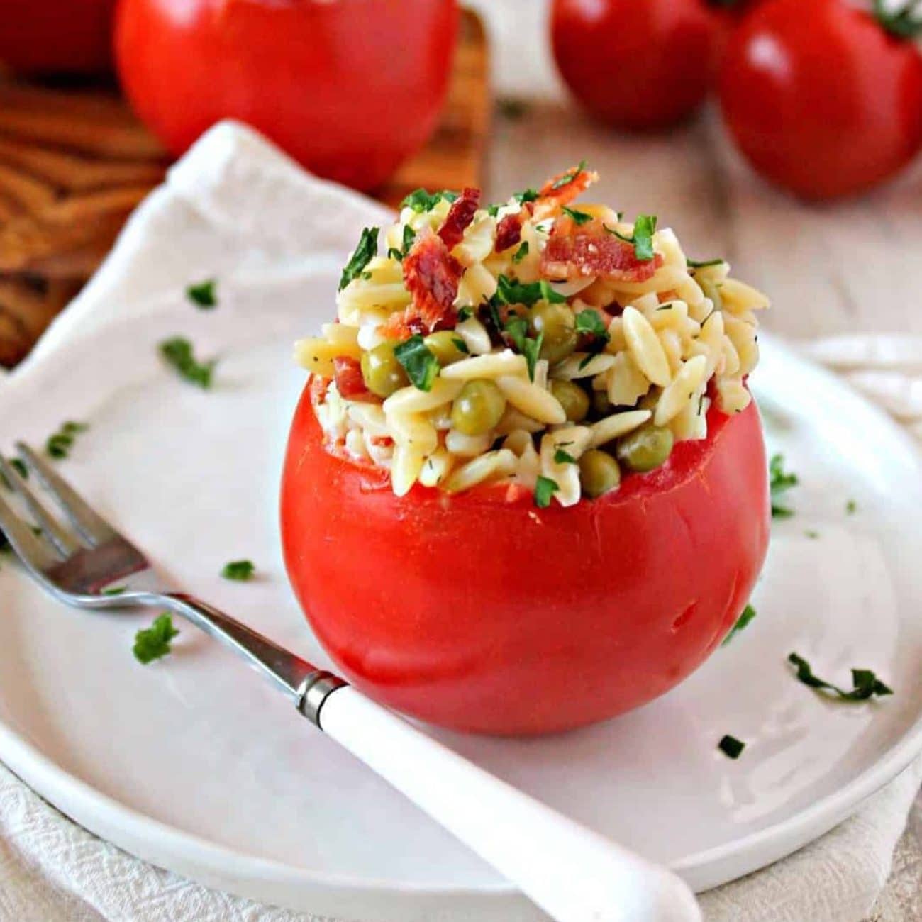 Pilaf-Stuffed Tomatoes