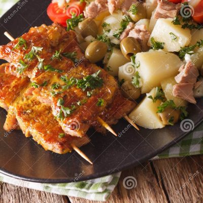 Pinchos Patatas Potato Skewers