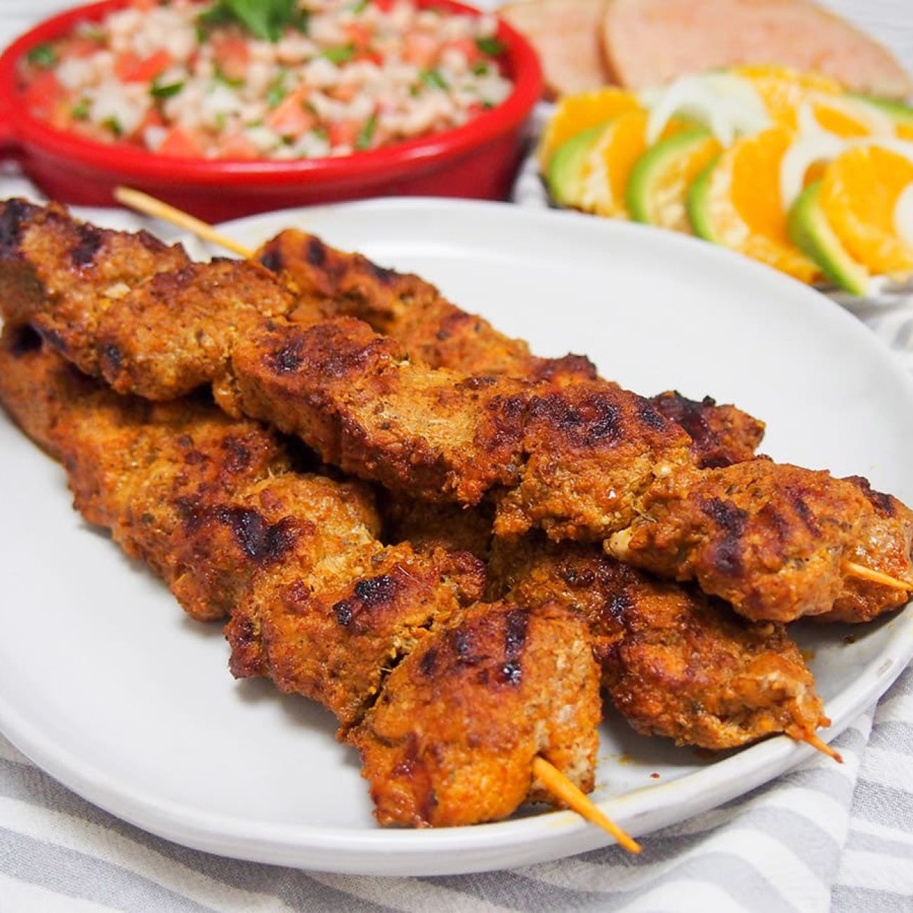 Pinchos Spanish Kebabs/Tapas – Pork, Lamb