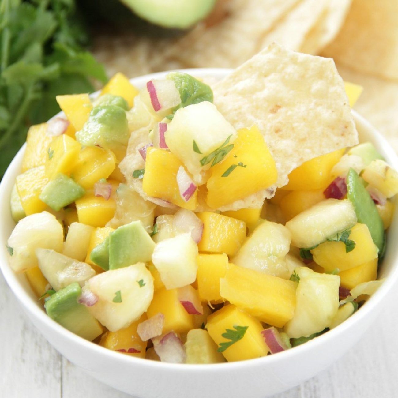 Pineapple And Mango Salsa