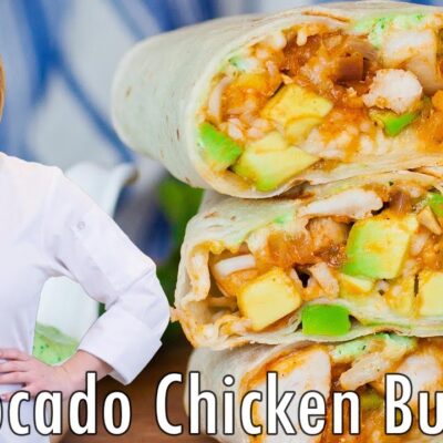 Pineapple Chicken Burritos