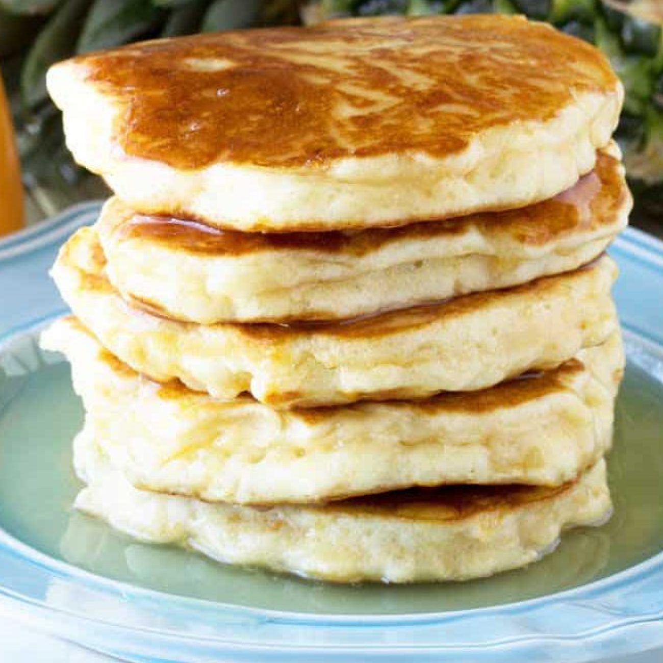 Pineapple Coconut Pancakes