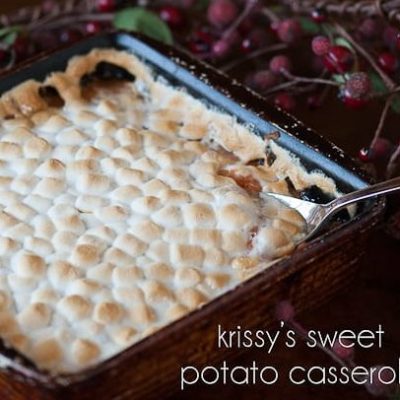 Pineapple-Infused Sweet Potato Casserole Delight