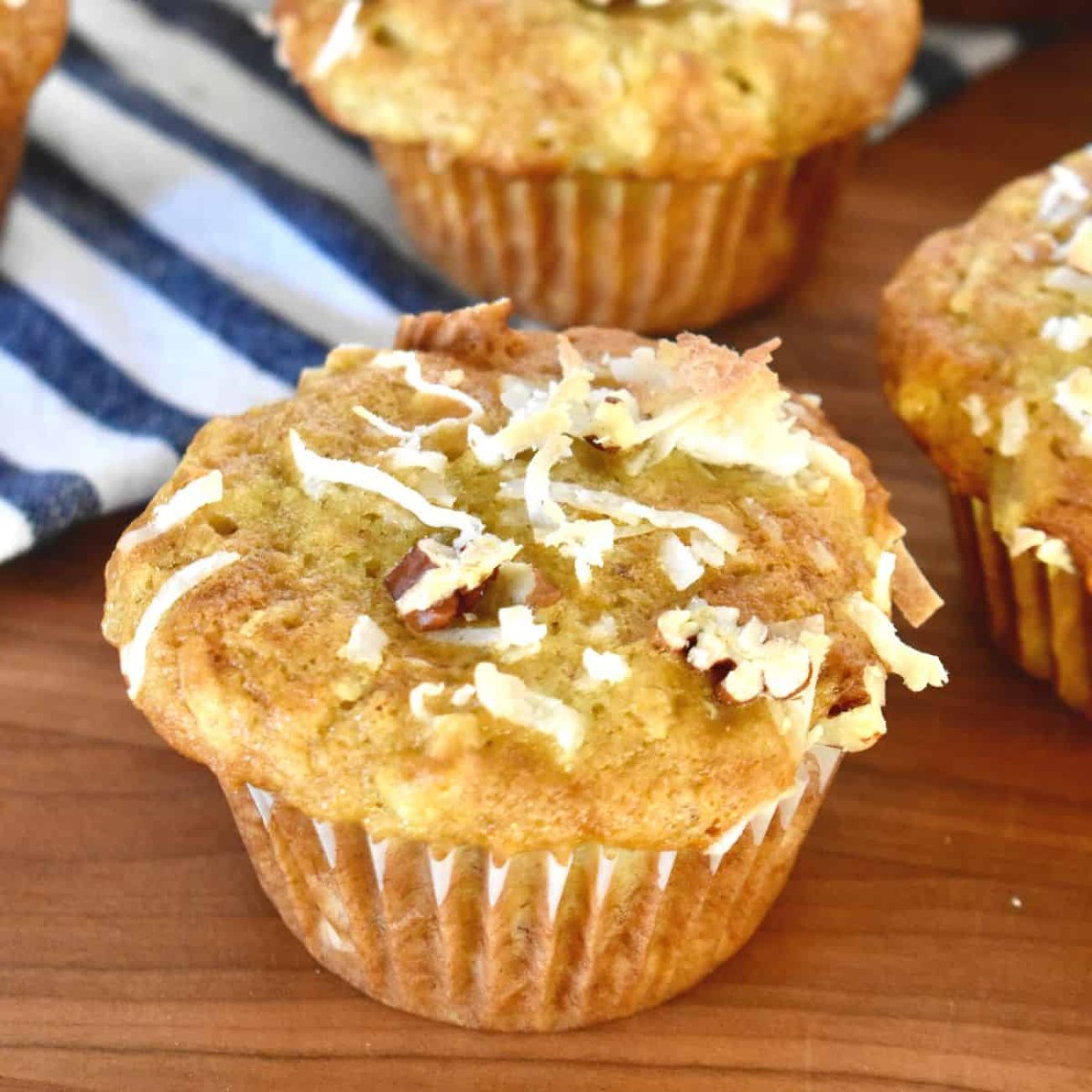 Pineapple Ricotta Muffins