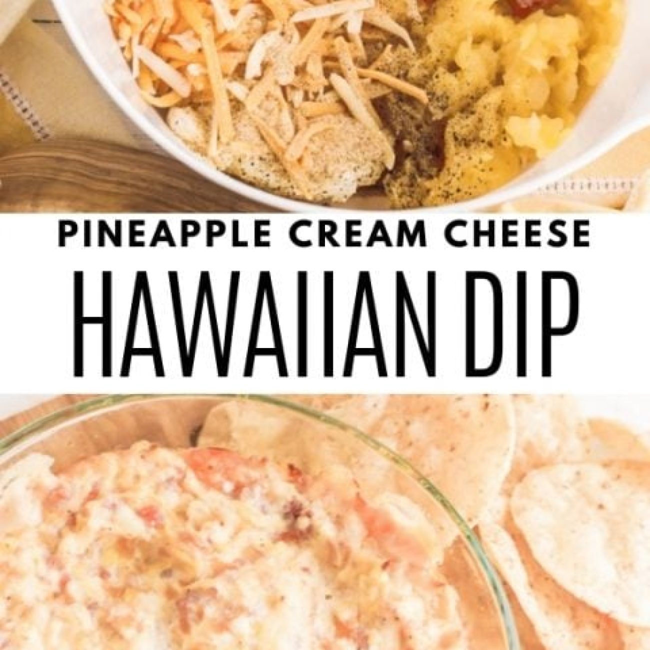 Pineapple,Cheese And Ham Dip