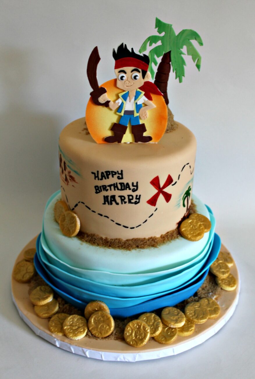 Pirates Golden Treasure Cake