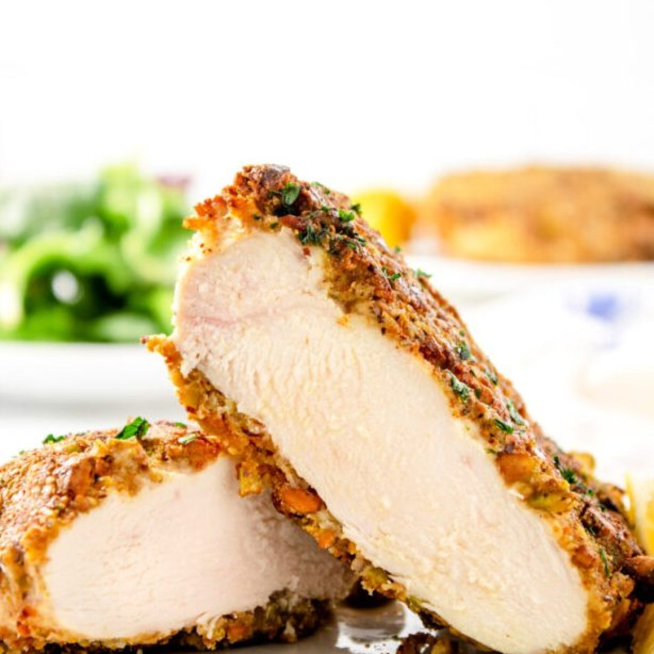 Pistachio- Crusted Chicken Breasts