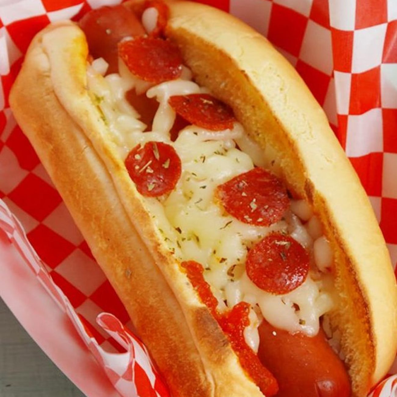 Pizza Hot Dogs