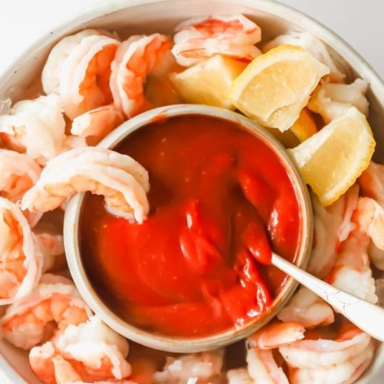 Poached Prawns