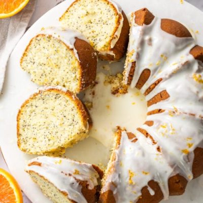 Poppy Seed Pound Cake Muffins