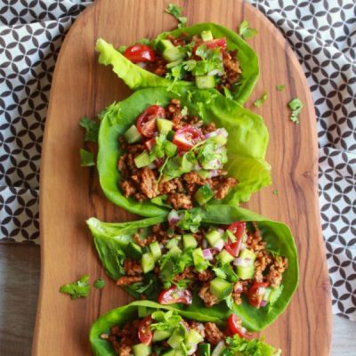 Pork Lettuce Cups