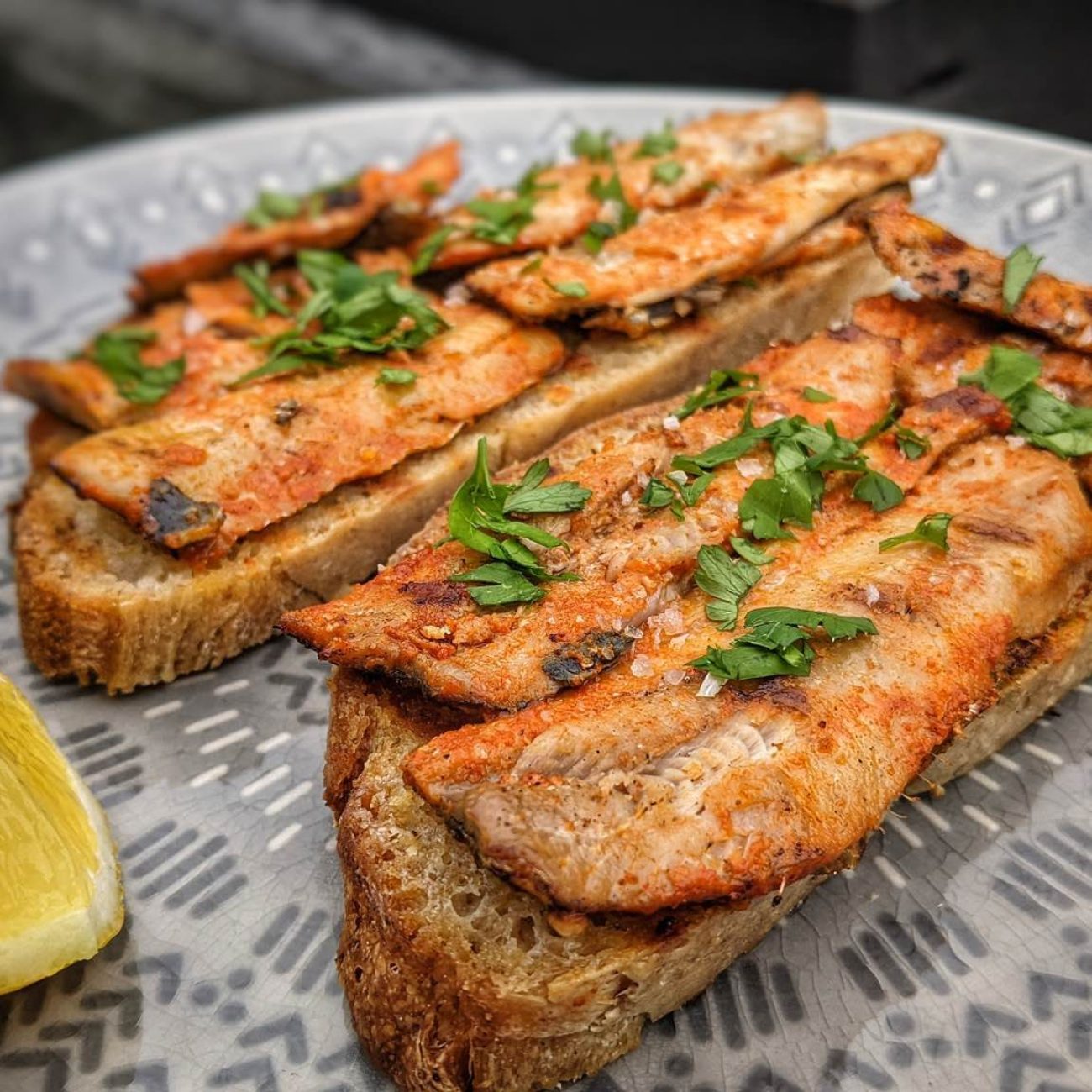 Portuguese- Style Sardines On Toast