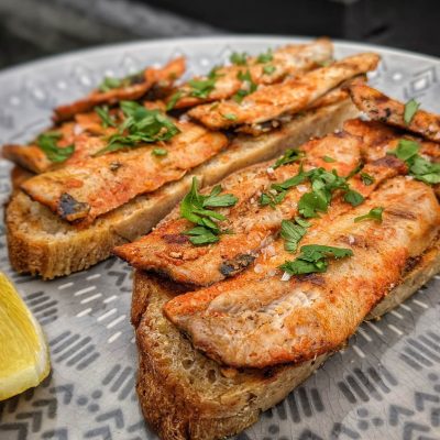 Portuguese- Style Sardines On Toast