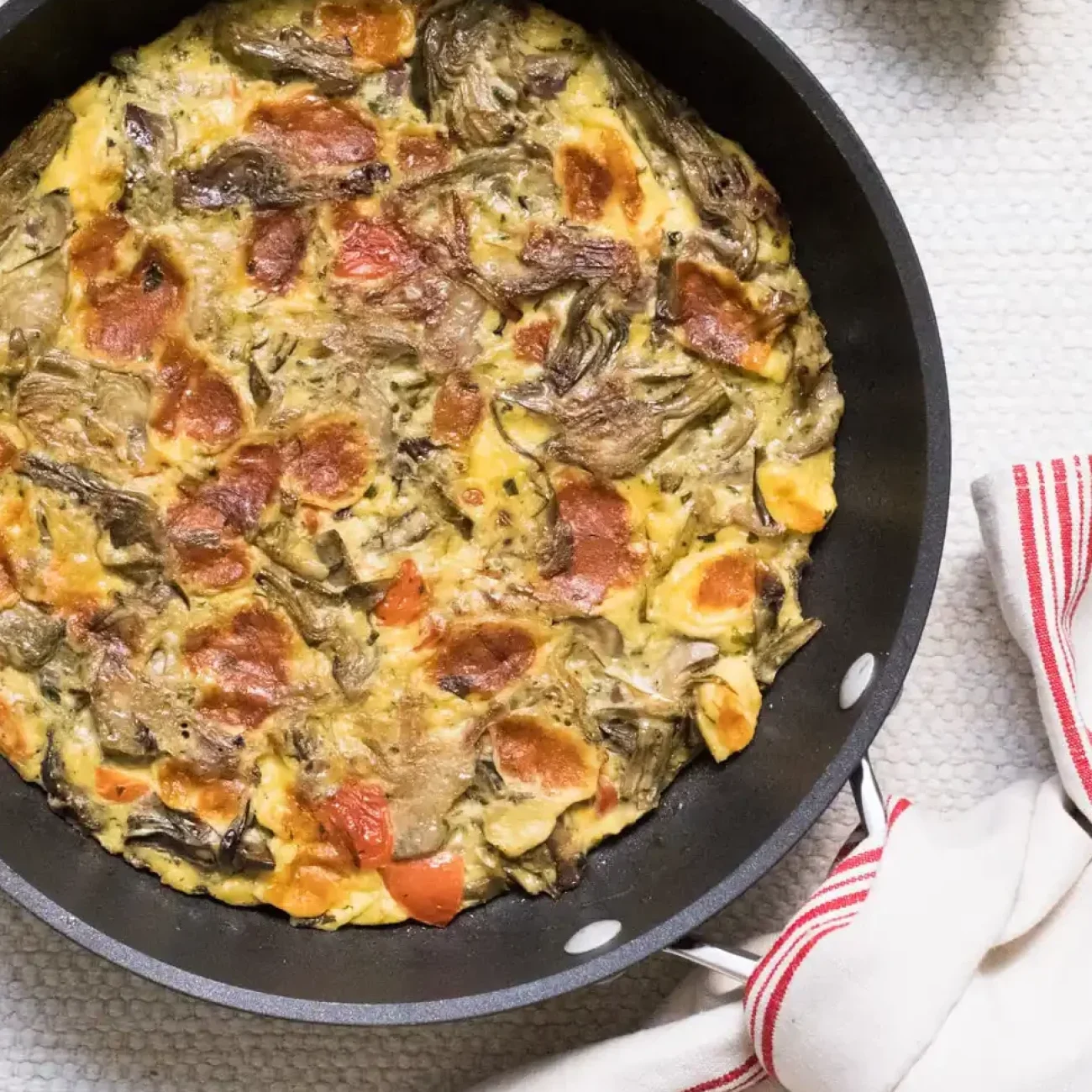 Potato And Artichoke Frittata