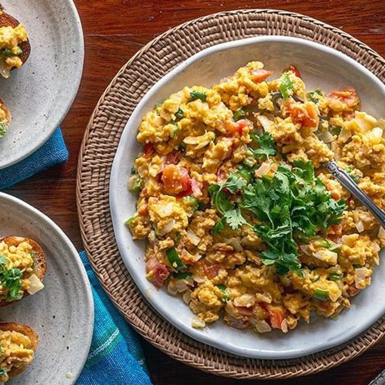 Potato And Egg Pan Omelette Parsi Style