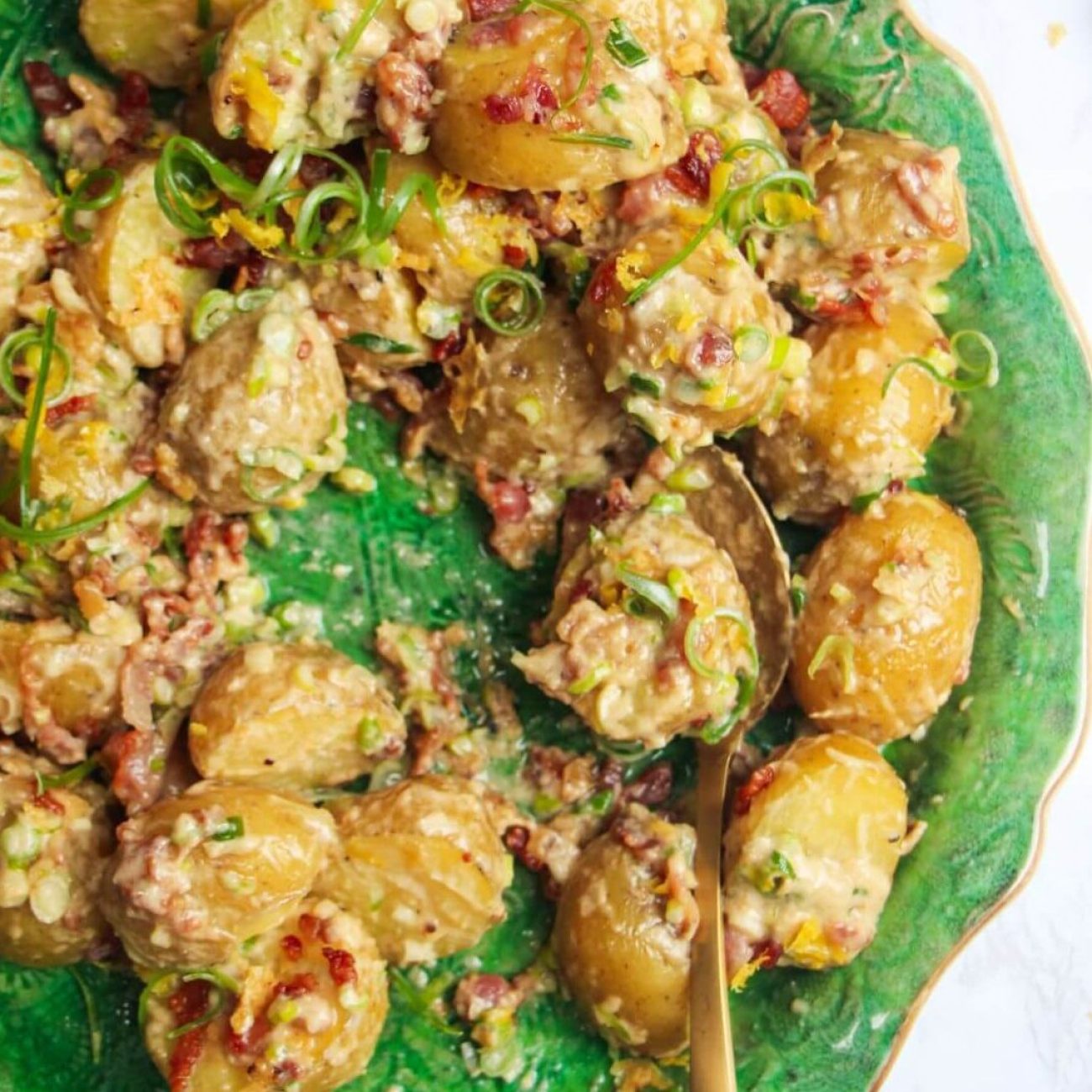 Potato Salad With Pesto And Bacon