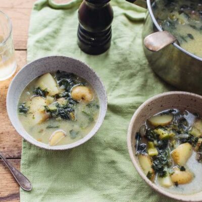 Potato Spinach Soup