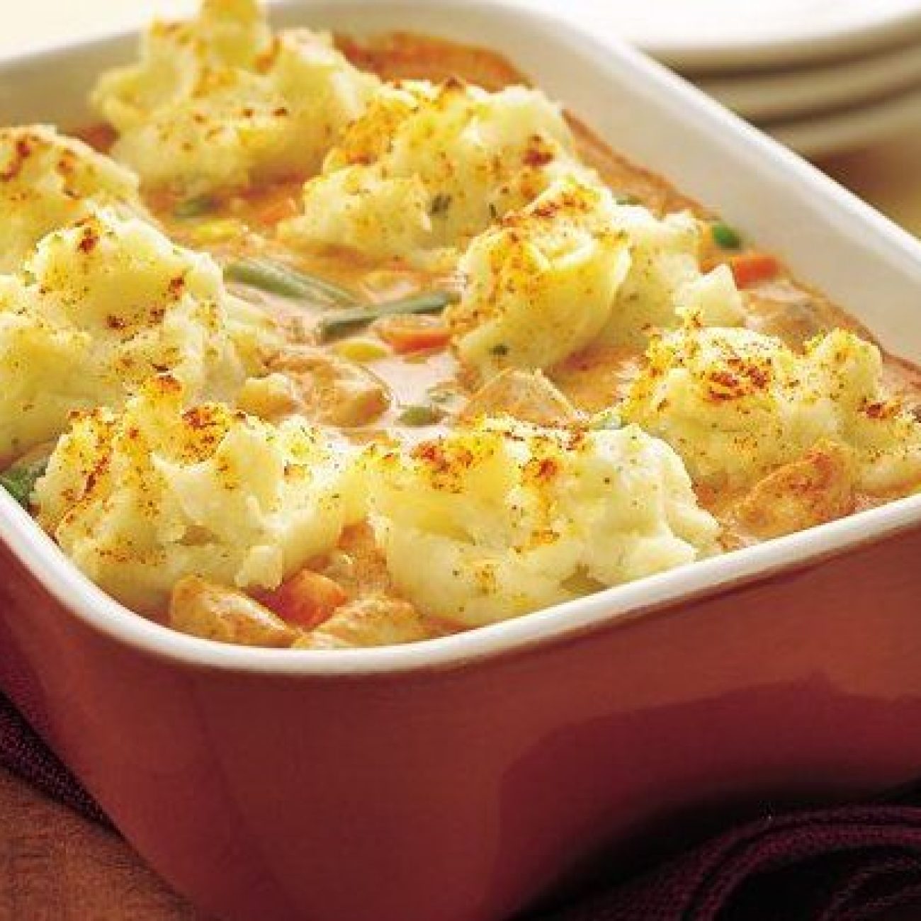 Potato-Topped Chicken Casserole