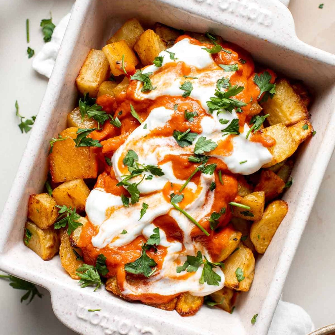 Potatoes With Spicy Tomato Sauce Tapas