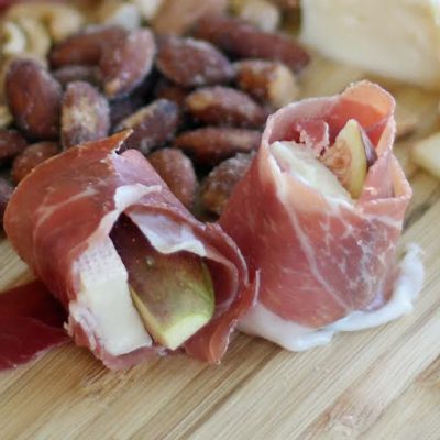 Prosciutto, Watermelon And Brie Appetizer