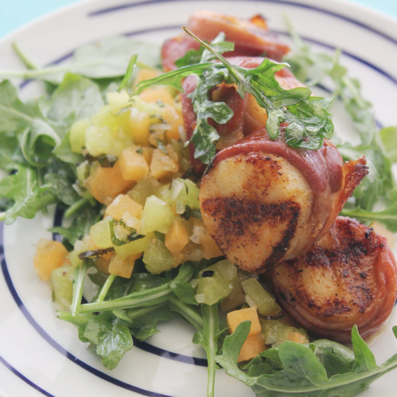 Prosciutto- Wrapped Scallops