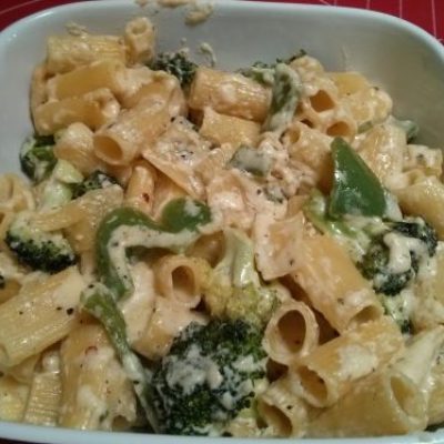 Provolone And Broccoli Alfredo