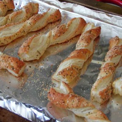 Puff Pastry Cheese Stick Appetizers