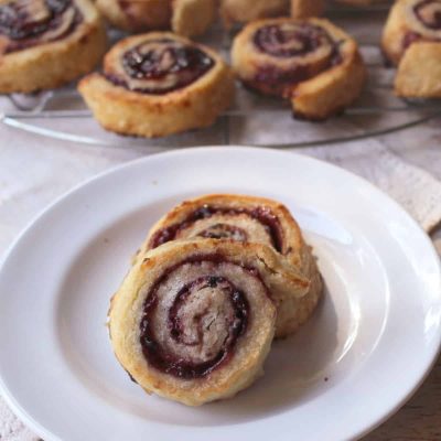 Puff Pastry Pinwheel Cookies With Jam