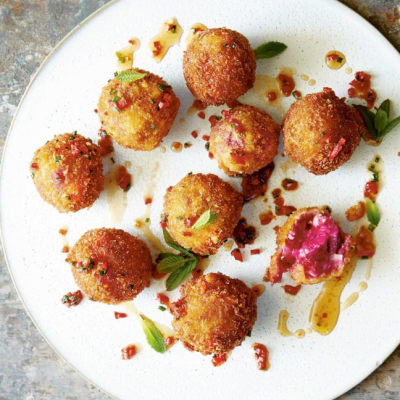 Pumpkin And Goat Cheese Croquettes