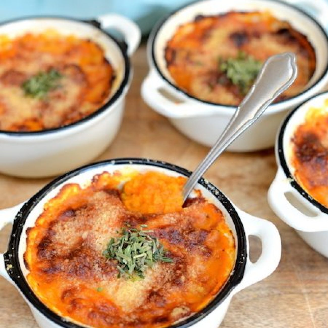 Pumpkin-Garlic Gratin