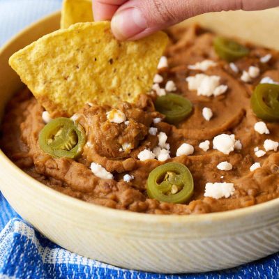 Queso &Amp; Frijole Dip