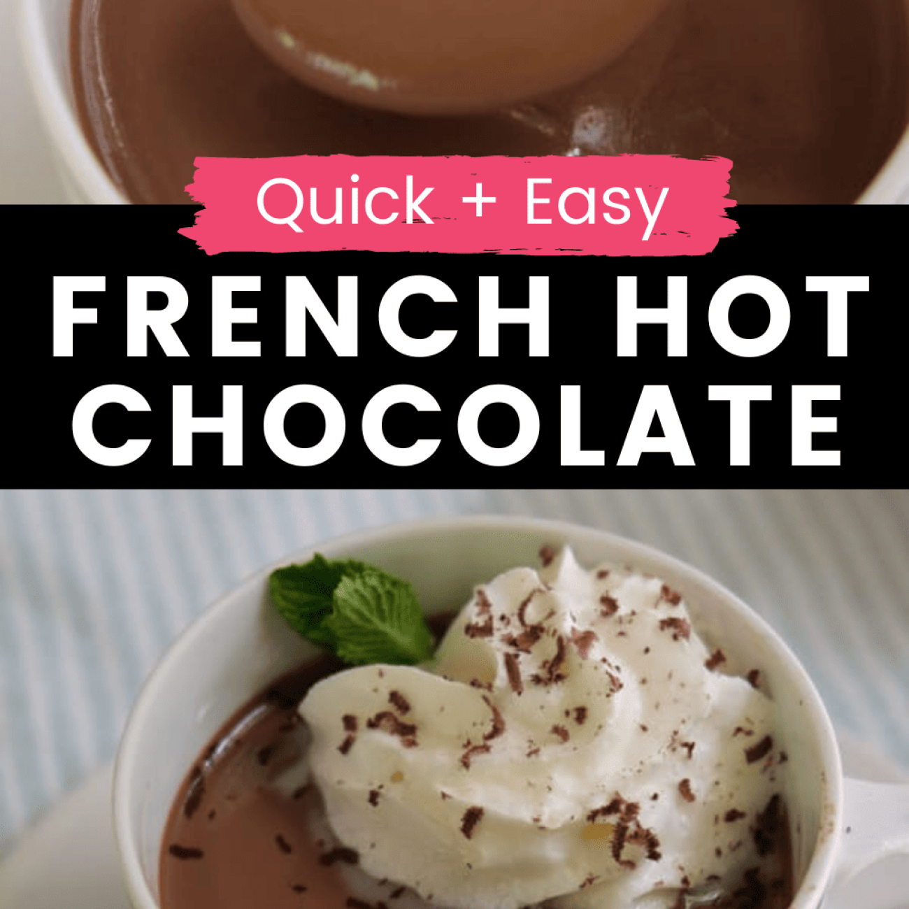 Quick And Easy, Chocolaty & Creamy, Hot