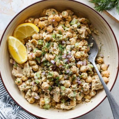 Quick And Simple Tuna And Garbanzo Salad