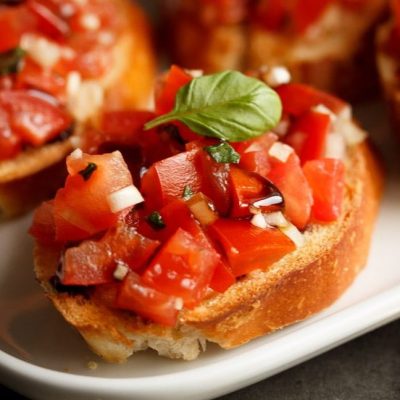 Quick Bruschetta For Two