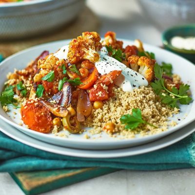 Quick Cauliflower And Olive Tagine