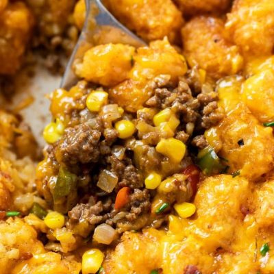 Quick &Amp; Easy Tater Tot Casserole